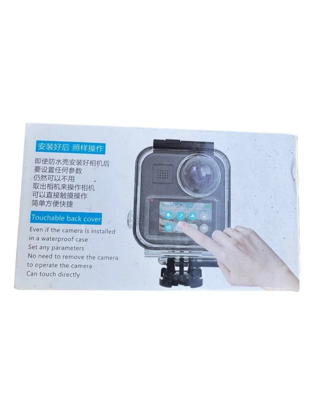 MAXActpe Waterproof Case for GoPro MAX 20M Under Water Protective Housing Mount